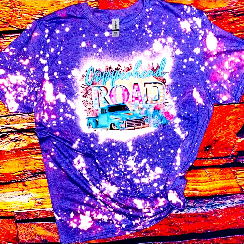Copperhead Road Bleached tee💜🤩
